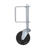 FTVOGUE 4"Rueda de Compuerta de Goma Muelle Giratorio Cargado Capacidad