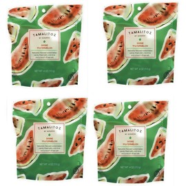 4 Pack 4oz Divine Watermelon: Hard Candy filled with chili lime and sea salt