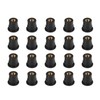 Motoforti Pack of 20 Motorcycle M6 Straight Rubber Windscreen Bolts