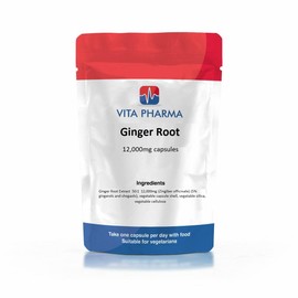 VITA PHARMA Ginger Root 12,000mg 365 Capsules
