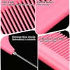 Mabor Retractable Rat Tail Comb for Parting, Portable Pocket Fine