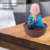 Musical Nodding Monk Figurine Decoration Moving Head Buddha Statue with