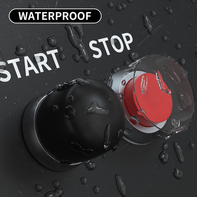 DaierTek - Interruptor de botón de arranque de 12 V,