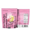 PowderVitamin Electrolitos en polvo Plus (100 porciones) Limonada de frambuesa