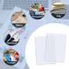 5" x 7" Rigid Print Protectors,Clear Waterproof Hard Plastic Page