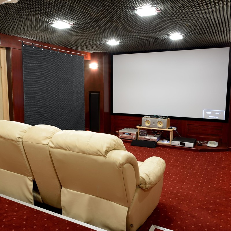HOMBYS Large Sound Dampening Blanket, 96" x 80" Sound Absorbing