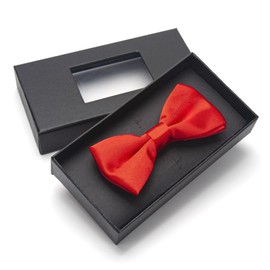 RSXING Kinder Jungen Fliege Kinderfliege Klassische vorgebundene Fliege Kleinkinder Fliege Baby Verstellbare Smoking Fliege für Hochzeit Geburtstag Party Mode Zubehör - Rot