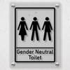 V Safety Gender Neutral Toilet 150 x 200 mm -