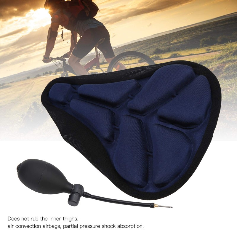 Bicycle Seat Cushion | JFT Shock‑Absorption Inflatable Saddle Cover |