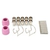 Plasma Cutting Torch Consumables Kit Electrode Contact Tip Ceramics Nozzle