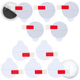 Air Tag Protective Film, TPU Film, Thin Protective Film, Ultra Thin, Shockproof, Bubble Proof, Easy to Apply, Transparent, Surface, 5 Back, 5 Sheets