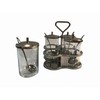 Condiment Holder, Condiment Tray, 4 Condiment Jar and 4 Small