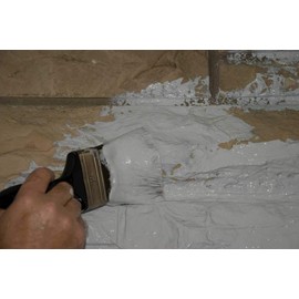 CHIMNEYRX 300467 Paint N Peel Fireplace Cleaner – Removes Smoke & Soot Stains from Brick, Tile, & Stone Surfaces Around Fireplace Fronts & Hearths – Water-Based, & Easy Peel-Off, 1/2 Gallon