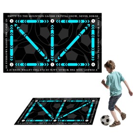 Soccer Training Mat, Soccer Skills Training Mat, Non-Slip Sports Shock Absorption Mat 2024 New Ball Control Football Training Accessories