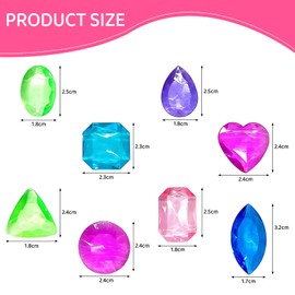 Snyvpra Edelsteine Für Kinder, Bunte Mit Goldenem Schatz, Kreatives Spielzeug Für Rollenspiele Und Lernaktivitäten, Ideal Für Kindergeburtstage Und Schatzsuchen, Edelsteine Ausgraben Für Kinder