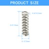 Litoexpe Compression Spring, 3mm OD,0.5mm Wire Size, 10mm Free Length,