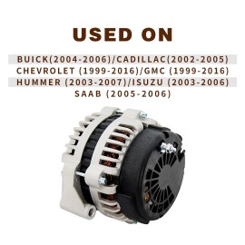 Autogeniee New Alternator for Avalanche Silverado Express 4.3 5.3 6.0L High Output 145AMP