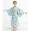 Bee saa01400 Yukata 3-Piece Set, Kids, Girls, Summer, Easy, Separate