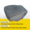 BABERGOU Fabric Cloth Driver Side Bottom Seat Cover Compatible with