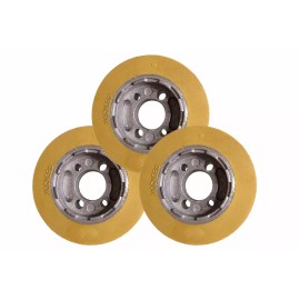 Co-Matic RO08 Rubber Power Feeder Wheels (Set of 3) - 3-1/8" Ø