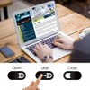 TopHomer Webcam Cover Slider, 6 Pieces Camera Blocker for Privacy,