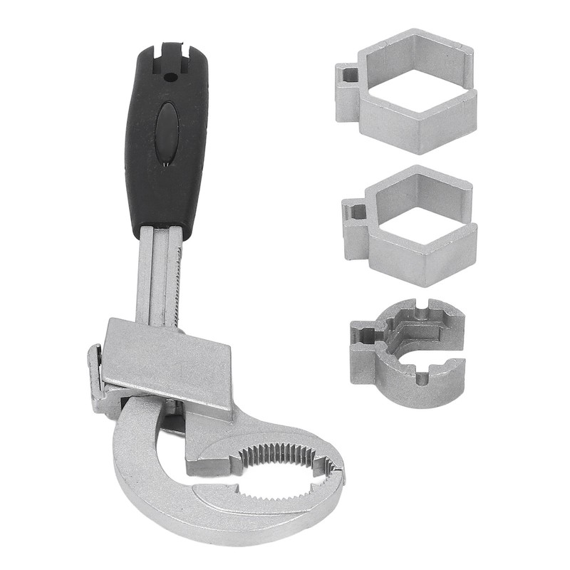 Multifunctional Wrench Double Ended Adjustable Opening Aluminium Alloy for Basin