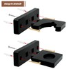 Elifinds Vertical Katana Wall Mount Holder Adjustable Samurai Sword Wall