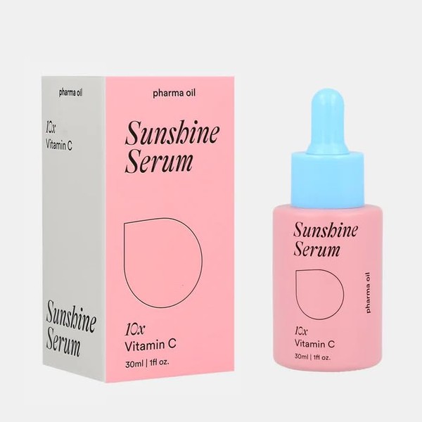 Pharma Oil Sunshine Vitamin C Serum für Gesicht mit Panthenol,