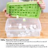 Ice Cube Tray with Lid and Bin for Freezer, Easy