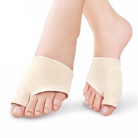 Bargain Wells Bargain Wells Bunion Sleeve with Gel Pad C Big Toe Corrector & Straightener for Hallux Valgus Relief C Compression Style Support Sock (Small UK 3-8.5)