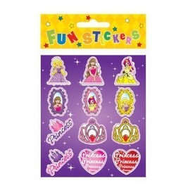 Henbrandt 12 PACKS PRINCESS STICKERS PARTY BAG FILLERS