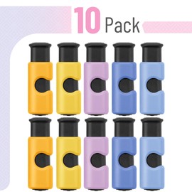 Mr. Pen- Squeeze and Lock Bread Bag Clips, 10 Pack, Squeeze and Lock Bread Clips, Bag Clips for Food Storage, Snack Clips for Food Packages, Food Clips for Bags, Plastic Bag Clip, Food Bag Clips