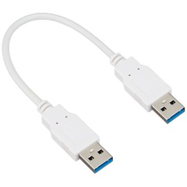 Conversion Meijin USB3.0 Cross Wire Cable, 7.9 inches (20 cm), A Male to A Male, USB3A-AX/CA20