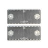 Grendle 2 pack 90mm x 40mm CLEAR Reflector for Cavaran