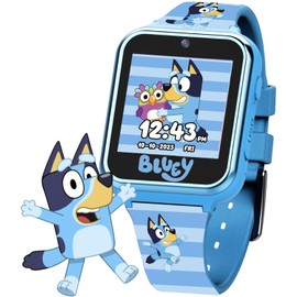 Bluey Kids Smartwatch with Camera, Games, Pedometer and Audio Recorder for Creative Play and Learning, 1.5" Touchscreen, Blue, Fits 5.5"-8.0" Wrists, for Boys and Girls Ages 3+