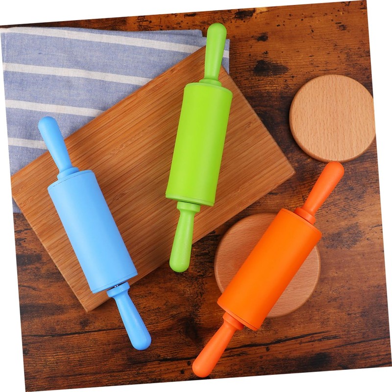 STOBOK 3pcs Handmade Clay Rods Dough Tools Pin Kids Toddlers