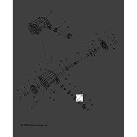 Polaris Slingshot O-Ring, Nitrile, Genuine OEM Part 3610207, Qty 1