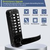 Casmer Upgrade Double Sided Keypad Door Lock with Adjustable Deadlatch
