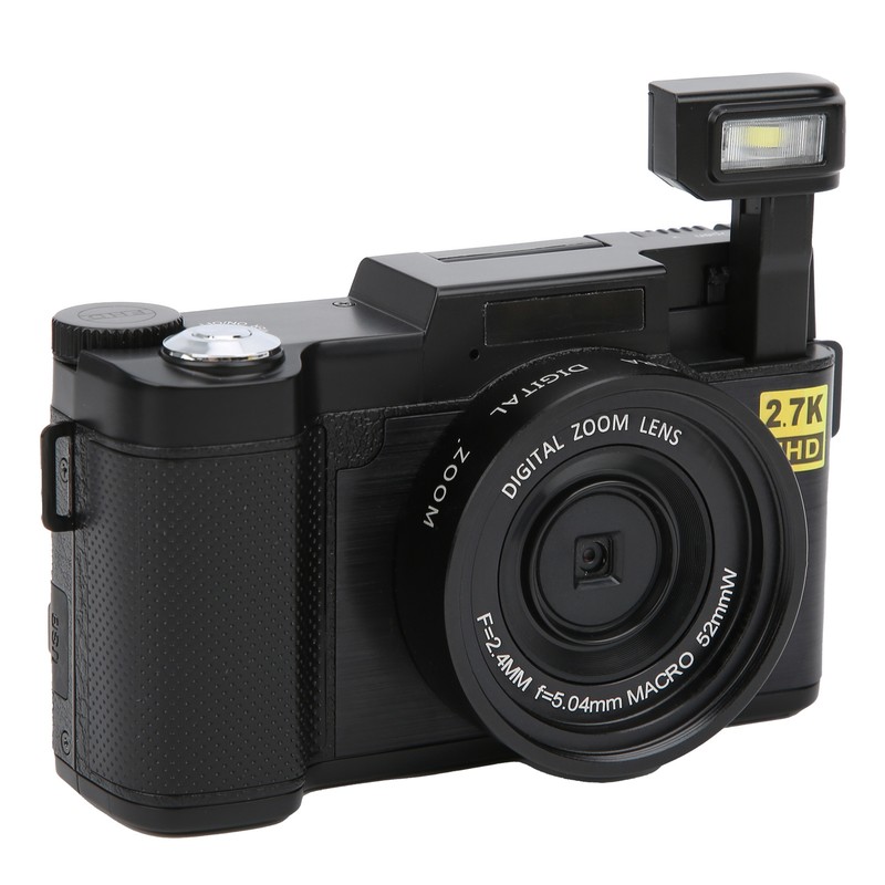 Digital Camera 3in LCD Screen 180 Degree Rotation 2.7K 30MP