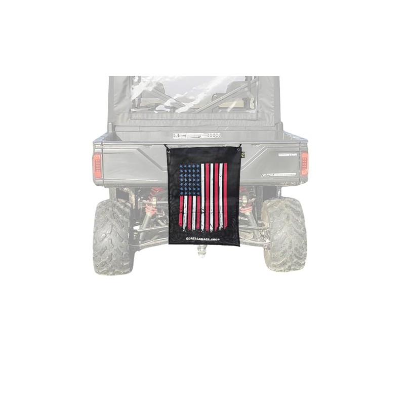 Gorilla Bag Universal UTV/Golf Cart/Marine/Outdoor Trash Mesh Bag (American Flag)
