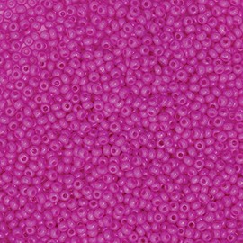 John Bead Czech Glass Seed Beads 10/0, Hot Pink, 66gr, Vial (3x22g), of DIY Jewelry Making Beads Preciosa (Jablonex)