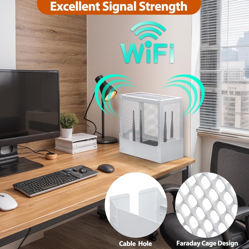 Large WiFi Router Cover Blocks Up to 90% of EMF