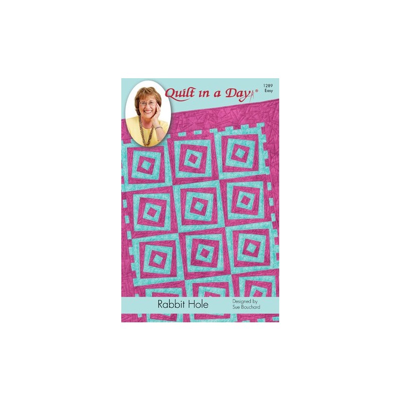 Quilt In A Day Eleanor Burns Patterns, Rabbit Hole Quilt