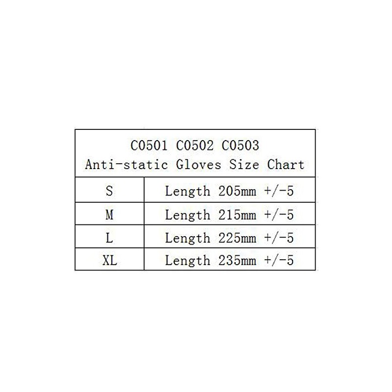 Aituo 3 Pairs Anti-Static Anti-slip Gloves for PC Computer Repair