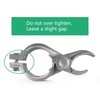 Wmebee 2-3/8" (2-1/2") x 1-3/8" Durable Chain Link Spring Loaded