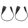IEC320 C14 Male to IEC320 C7 Female Power Adapter Cable