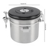 Airtight Coffee Canister 1.2L 304 Stainless Steel Coffee Bean Storage