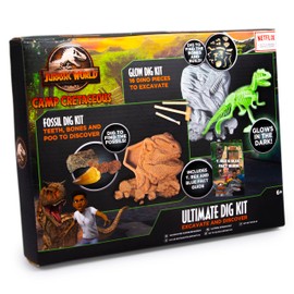 abeec Jurassic World Ultimate Dig Kit For Kids - Dinosaur Toys For Boys - Fossil Dig Kit - Gifts For Boys - Dinosaur Fossils Digging Kit - Dino Gifts For Kids