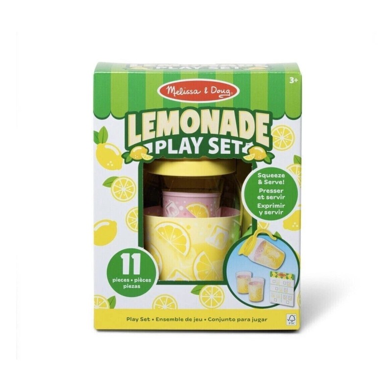Melissa & Doug Lemonade Play Set 11 Pieces Counting Toddler