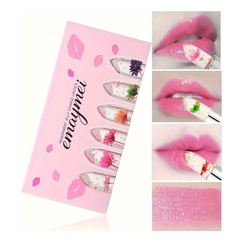 D Set De Labiales Gelatinosos Flor: 6 Piezas D Light